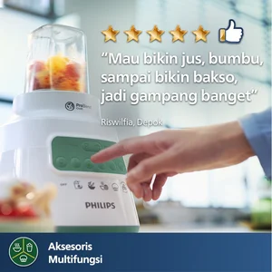 Blender Philips  5000 Series 2L Plastic  Green + Accessory HR2223/30