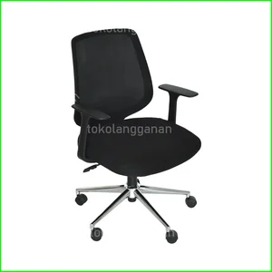 KURSI STAFF SUNON SHIELD KURSI KANTOR SANDARAN RENDAH - HITAM
