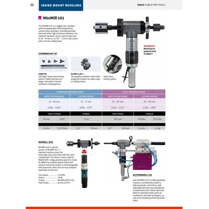 MINIMILL 101 KRAIS TUBING BEVEL MACHINE