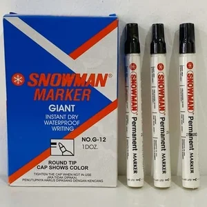 SPIDOL SNOWMAN PERMANENT MARKER NO.G-12