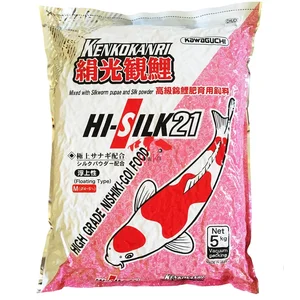 Pakan Ikan Hi-Silk 21 Growth Floating Size M 5 kg Kenkokanri Pakan Koi