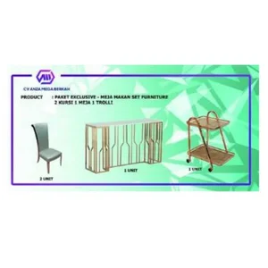 Meja Makan Set Furniture Exclusive 2K1M1T