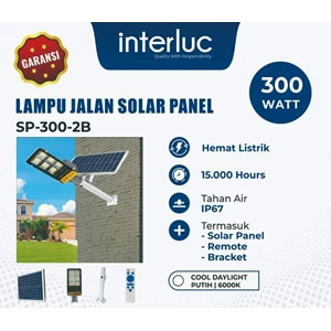Interluc Solar Panel / Solar Cell Street Light SP 300 2B