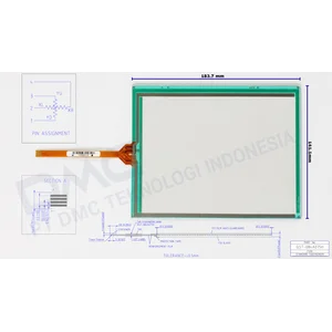 Touch screen / Touch panel Resistive 4.8 inch DMC QST-084 A075H