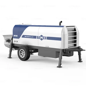 Aimix Pompa Kodok Beton Disel Tipe ABT60C Trailer Pump