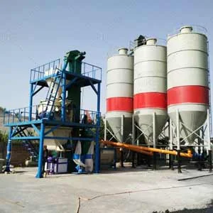 Mortar AIMIX Mortar Plant 1-100ton Tipe Menara Tipe Tangga Tipe Otomatis Penuh