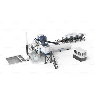 Stasioner Drum Asphalt Mixing Plant Mesin Aspal Macroad