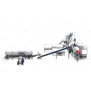 Mobile Drum Asphalt Mixing Plant Mesin Aspal Macroad