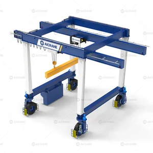 DTLS Double Girder Elektrik RTG Gantry Crane untuk Indonesia