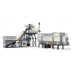 AJQ50 Mesin Batching Plant Pemasangan Cepat Pengaturan Mudah Oleh AIMIX