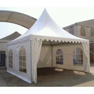 Tenda Sarnafil Terpal PVC Rangka Aluminium Hollow