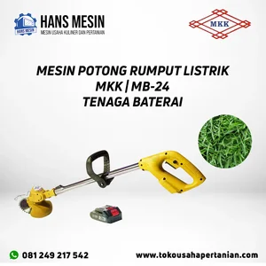 MESIN POTONG RUMPUT LISTRIK MKK MB-24 TENAGA BATERAI