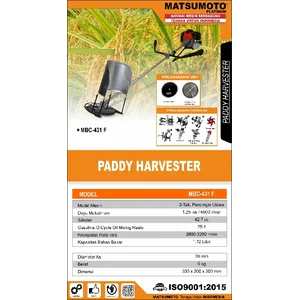 MESIN PEMBERSIH PADI MATSUMOTO MBC-431 F