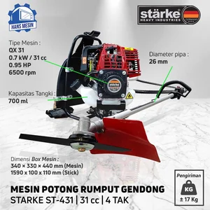 MESIN POTONG RUMPUT GENDONG STARKE ST431
