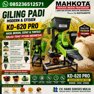 MESIN GILING PADI KD-620 PRO (MAHKOTA)