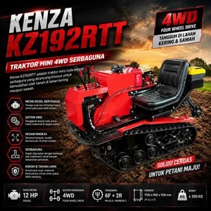 Mesin Kenza KZ192RTT MESIN TRAKTOR RODA TANK