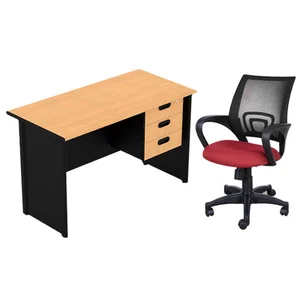 Meja komputer laci staff kantor