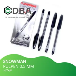  Pulpen dan Pensil BALLPOINT SNOWMAN V2 
