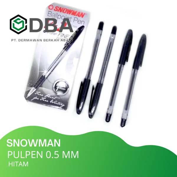  Pulpen dan Pensil BALLPOINT SNOWMAN V2 