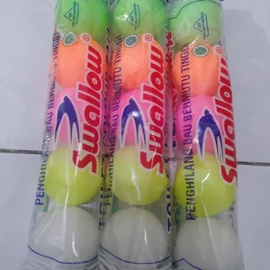KAPUR BARUS SWALLOW BULAT ISI 5 BOLA  - bulat warna