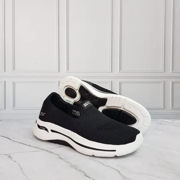 skechers arch fit imagned/sepatu skechers wanita - Hitam Putih 39