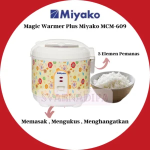 RICE COOKER MIYAKO MAGIC WARMER PLUS 0.63L MCM 609