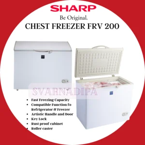 CHEST FREEZER SHARP FRV 200 BOX PEMBEKU