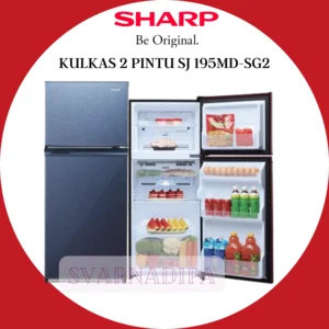 KULKAS SHARP 2 PINTU SJ 195MD SG2