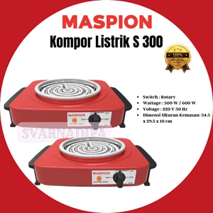 Kompor Listrik Maspion 1 tungku S 300