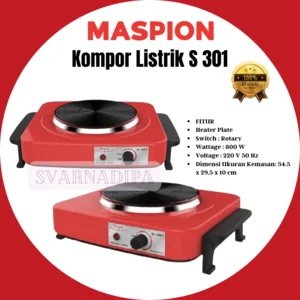 KOMPOR LISTRIK MASPION 1 TUNGKU S301