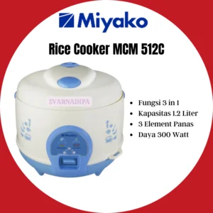 RICE COOKER MIYAKO MAGIC WARMER PLUS MCM 512C