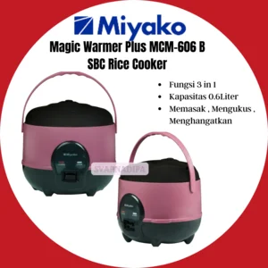 RICE COOKER MIYAKO MCM 606 B SBC MAGIC WARMER PLUS