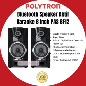 Speaker Polytron Aktif PAS 8F12 Speaker Aktif Karaoke