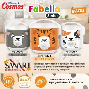 Rice Cooker Cosmos CRJ 3307 Cat / Penanak Nasi 1.8Liter CRJ 3307