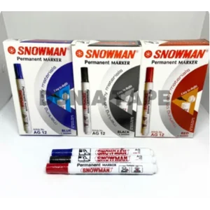 spidol snowman permanent marker AG-12 Alat Tulis Lainnya