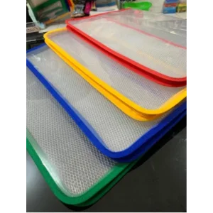 Map Plastik Jaring resleting zipper bag Ukuran Folio untuk Dokumen Alat Tulis Lainnya