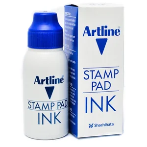 Tinta Stampel Pad Warna Biru