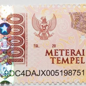 Materai Rp 10.000 Asli Kertas Lainnya