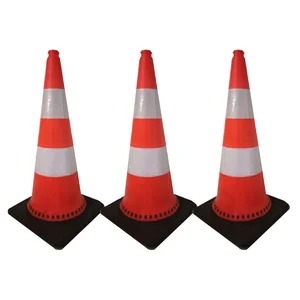 Traffic Cone Kerucut Karet Orange
