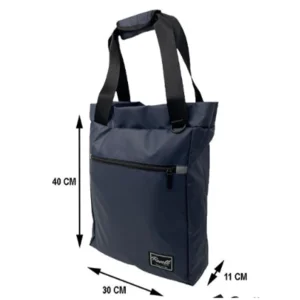TOTEBAG LAPTOP RAVELL WATER RESISTANT / TAS LAPTOP ANTI AIR + BUSA TEBAL - NAVY