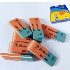 Penghapus Pulpen dan Pensil Pelikan BR 40 Red Blue Ukuran Besar
