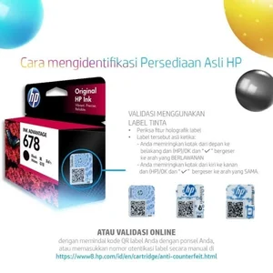  Catridge Hp Deskjet F2466  Colour ( Warna ) Original Tinta Labeller