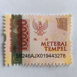 Peralatan Kantor Materai 10000 Asli