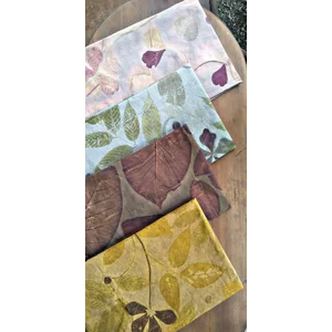 Kain Katun Ecoprint Warna Alam