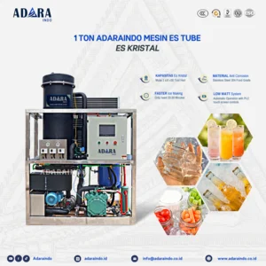 Mesin Es Tube / Kristal 1 ton