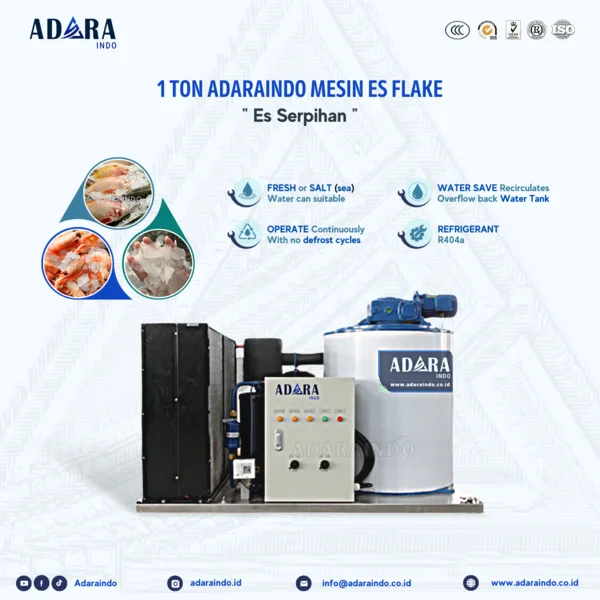 Mesin Es Flake 1 ton