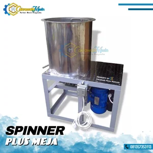 Mesin Spinner (Peniris Minyak) + Meja