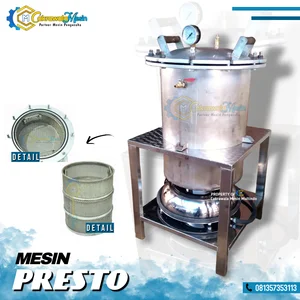 Mesin Presto Daging dan Ikan Industri Serbaguna