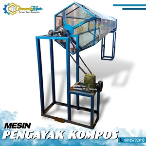 Mesin Pengayak Kompos Organik (Mesin Separator/Pengayak Sabut Kelapa)
