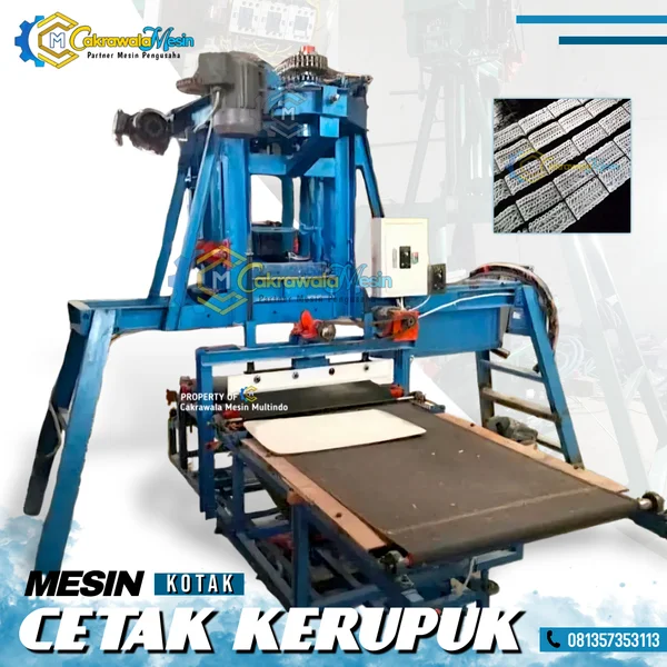 Mesin Cetak Kerupuk Kotak Kasandra
